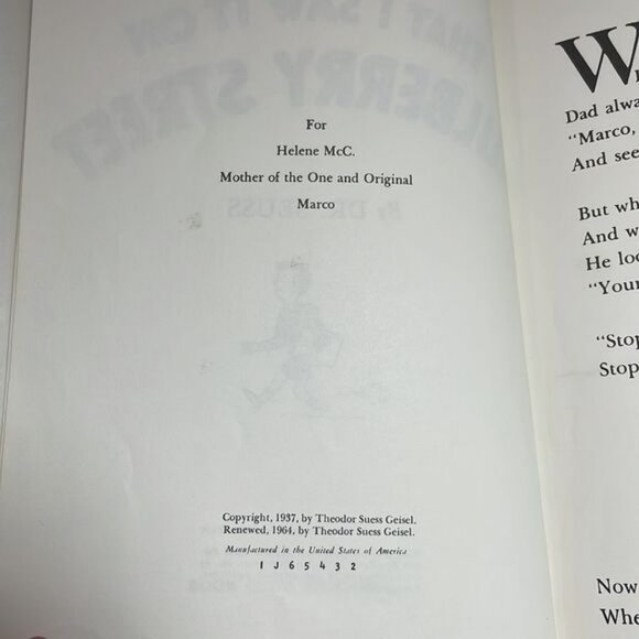 Dr.Seuss And To Think I Saw It On Mulberry Street - Picture 10 of 15